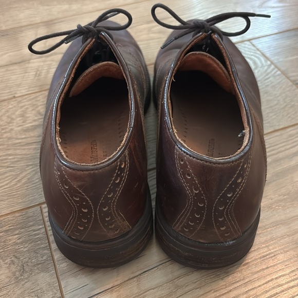Johnston & Murphy Dress Shoes Mens 10 M Passport Saddle Oxford Brown Low 20-3606 main image 7